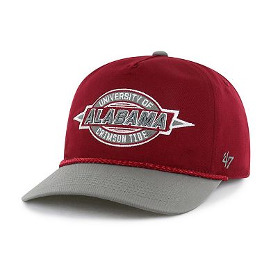 Youth '47 Crimson Alabama Crimson Tide Frame Out Hitch Rope Adjustable Hat