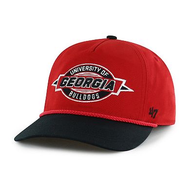 Youth '47 Red Georgia Bulldogs Frame Out Hitch Rope Adjustable Hat