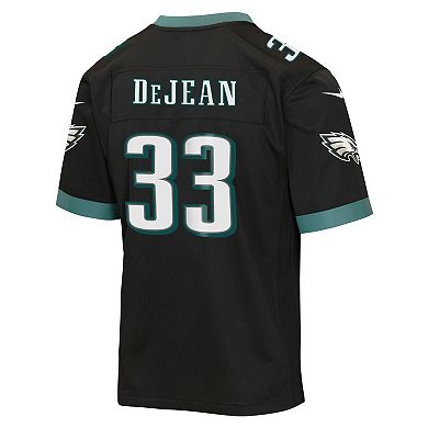 Youth Nike Cooper DeJean Black Philadelphia Eagles Alternate Game Jersey