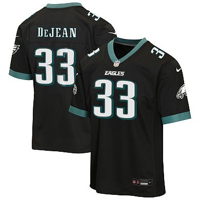 Youth Nike Cooper DeJean Black Philadelphia Eagles Alternate Game Jersey