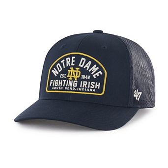 Men's '47 Navy Notre Dame Fighting Irish Leland Trucker Adjustable Hat