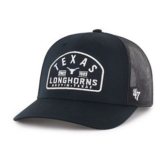 Men's '47 Black Texas Longhorns Leland Trucker Adjustable Hat