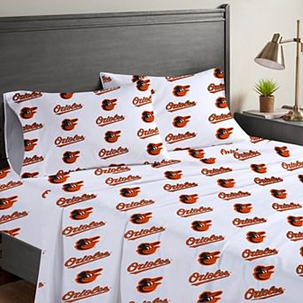 Pegasus Baltimore Orioles Four-Piece Queen Sheet Set