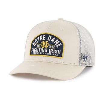 Men's '47 Natural Notre Dame Fighting Irish Leland Trucker Adjustable Hat