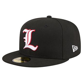 Men's New Era Black Louisville Cardinals On-Field Baseball Fitted Hat