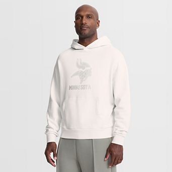Men's Fanatics Cream Minnesota Vikings Oversized Type Play Location Hoodie