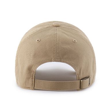 Men's '47 Khaki Houston Rockets Fast Break Chase Region Clean Up Adjustable Hat