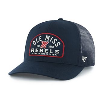 Men's '47 Navy Ole Miss Rebels Leland Trucker Adjustable Hat