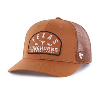Men's '47 Texas Orange Texas Longhorns Leland Trucker Adjustable Hat