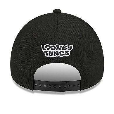 Youth New Era Black Pittsburgh Pirates Looney Tunes A-Frame 9FORTY Adjustable Hat