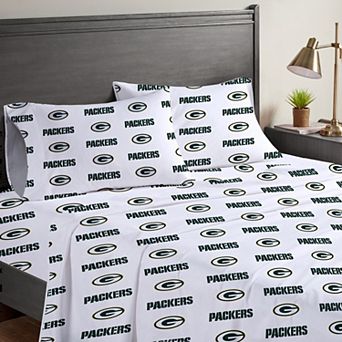Pegasus Green Bay Packers Four-Piece Full Sheet Set