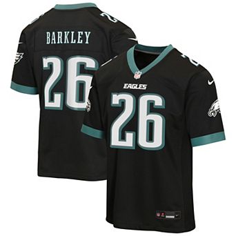 Youth Nike Saquon Barkley Black Philadelphia Eagles Alternate Game Jersey