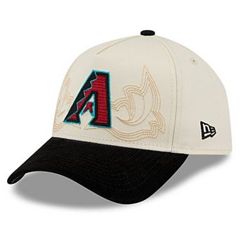 Men's New Era Stone Arizona Diamondbacks Western Stitch 9FORTY A-Frame Adjustable Hat
