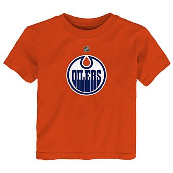 Toddler Outerstuff Orange Edmonton Oilers Primary Logo T-Shirt