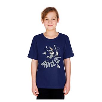 Youth New Era Royal Los Angeles Dodgers Looney Tunes T-Shirt