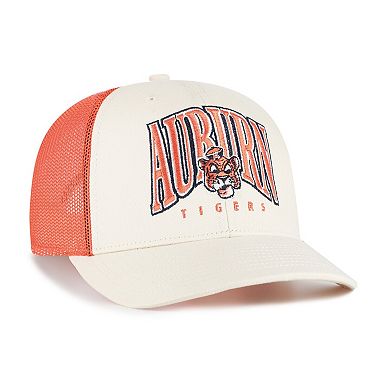 Men's '47 Natural Auburn Tigers Drawbridge Trucker Adjustable Hat