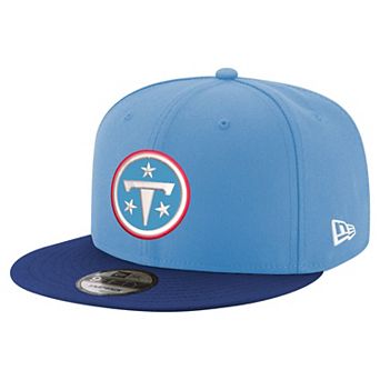 Men's New Era Light Blue/Navy Tennessee Titans Primary Logo 9FIFTY Snapback Hat