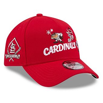 Youth New Era Red St. Louis Cardinals Looney Tunes A-Frame 9FORTY Adjustable Hat