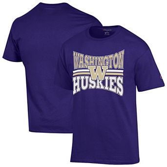 Men's Champion Purple Washington Huskies Team Zoom T-Shirt