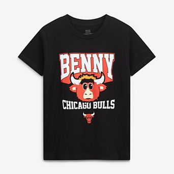 Youth Stadium Essentials Black Chicago Bulls Most Valuable Mascot T-Shirt