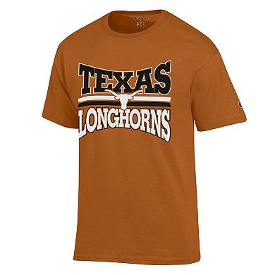 Men's Champion Texas Orange Texas Longhorns Team Zoom T-Shirt