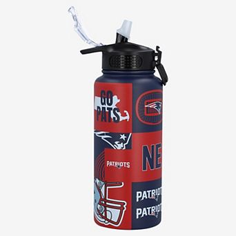 Pegasus New England Patriots 32oz. Local Slogan Press Top Water Bottle
