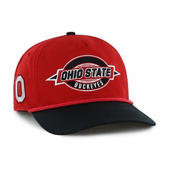 Youth '47 Scarlet Ohio State Buckeyes Frame Out Hitch Rope Adjustable Hat