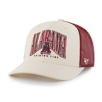 Men's '47 Natural Alabama Crimson Tide Drawbridge Trucker Adjustable Hat