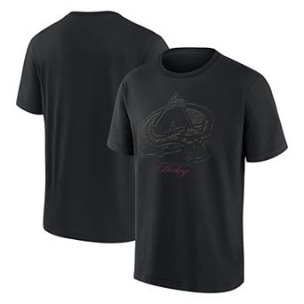 Men ۪s Fanatics Colorado Avalanche Blackout Heavyweight T-Shirt