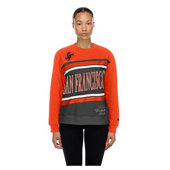 Women's New Era Black/Orange San Francisco Giants City Connect Gameday Fleece Sweatshirt