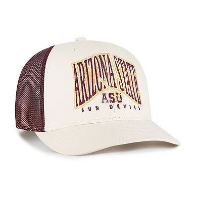 Men's '47 Natural Arizona State Sun Devils Drawbridge Trucker Adjustable Hat