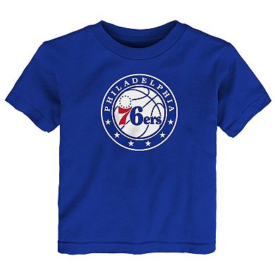 Toddler Outerstuff Royal Philadelphia 76ers Primary Logo T-Shirt