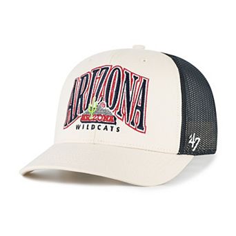 Men's '47 Natural Arizona Wildcats Drawbridge Trucker Adjustable Hat