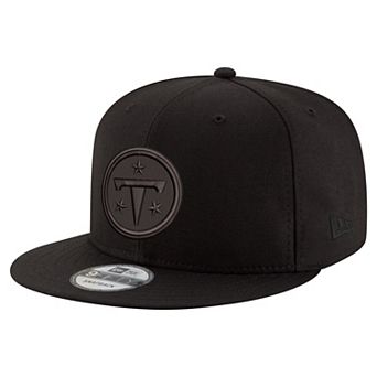 Men's New Era Black Tennessee Titans Black on Black 9FIFTY Snapback Hat