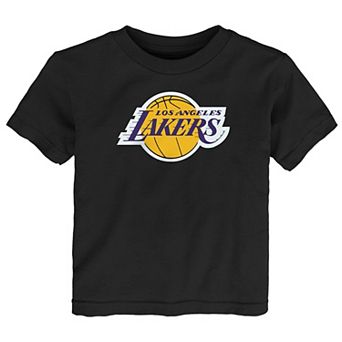 Toddler Outerstuff Black Los Angeles Lakers Primary Logo T-Shirt