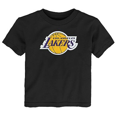 Toddler Outerstuff Black Los Angeles Lakers Primary Logo T-Shirt