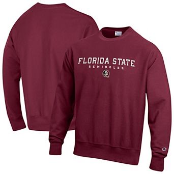 Men's Champion Garnet Florida State Seminoles Relentless Reverse Weave Sweatshirt