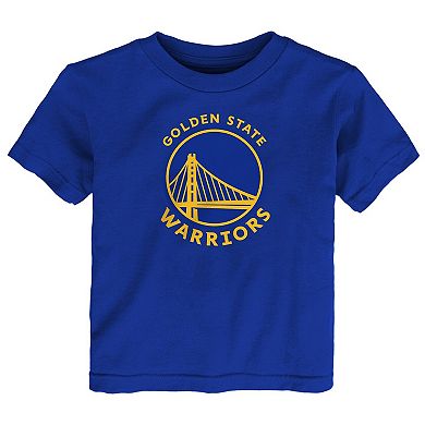 Toddler Outerstuff Royal Golden State Warriors Primary Logo T-Shirt