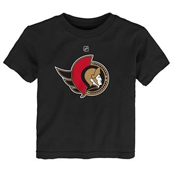 Toddler Outerstuff Black Ottawa Senators Primary Logo T-Shirt