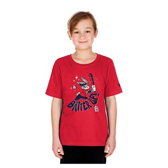 Youth New Era Red St. Louis Cardinals Looney Tunes T-Shirt