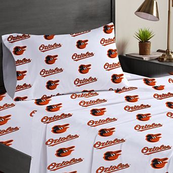 Pegasus Baltimore Orioles Three-Piece Twin Sheet Set