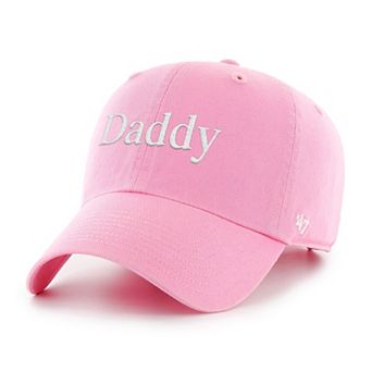 Men's '47 Pink Tennessee Volunteers Daddy Clean Up Adjustable Hat
