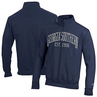 Men's Champion Navy Georgia Southern Eagles Established Date Quarter-Zip Pullover