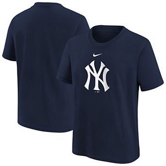 Youth Nike Navy New York Yankees Large Logo T-Shirt