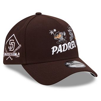 Youth New Era Brown San Diego Padres Looney Tunes A-Frame 9FORTY Adjustable Hat