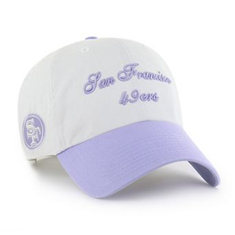 Women's '47 White San Francisco 49ers Gelato Two-Tone Clean Up Adjustable Hat