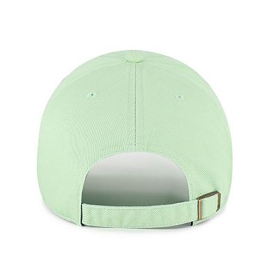 Women's '47 Light Green New York Jets Base Runner Ballpark Clean Up Adjustable Hat
