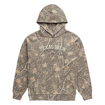Men's Uscape Apparel Camo Texas Tech Red Raiders Back Bay Fleece Hoodie