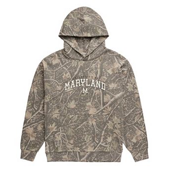 Men's Uscape Apparel Camo Maryland Terrapins Back Bay Fleece Hoodie