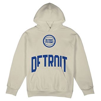 Unisex Stadium Essentials Cream Detroit Pistons Surrender Hoodie